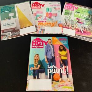 HGTV MAGAZINE SET OF 4 ALL YEAR 2020